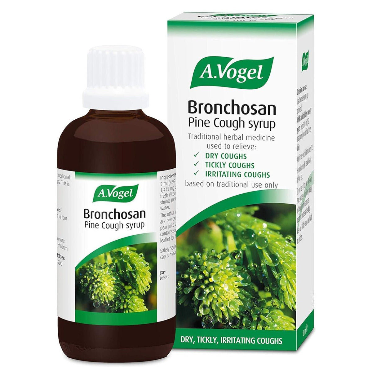 Bronchosan Pine Dry Cough Syrup 100ml - A. Vogel - Syrup - Eco Natural Products