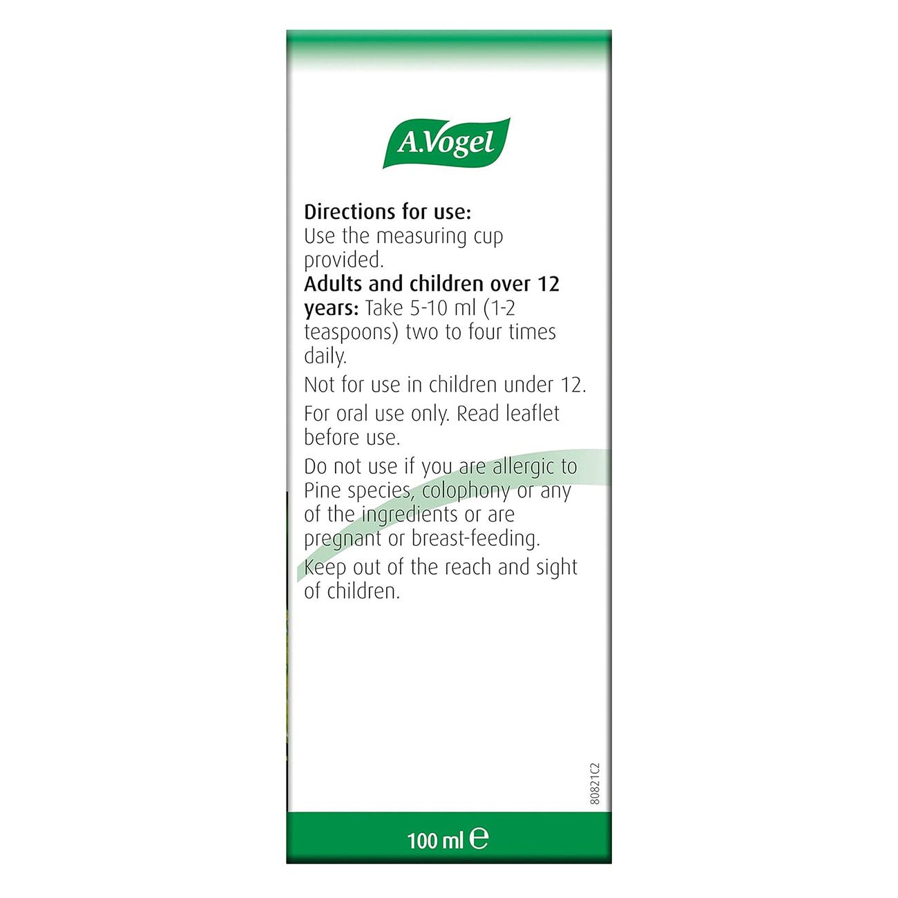 Bronchosan Pine Dry Cough Syrup 100ml - A. Vogel - Syrup - Eco Natural Products