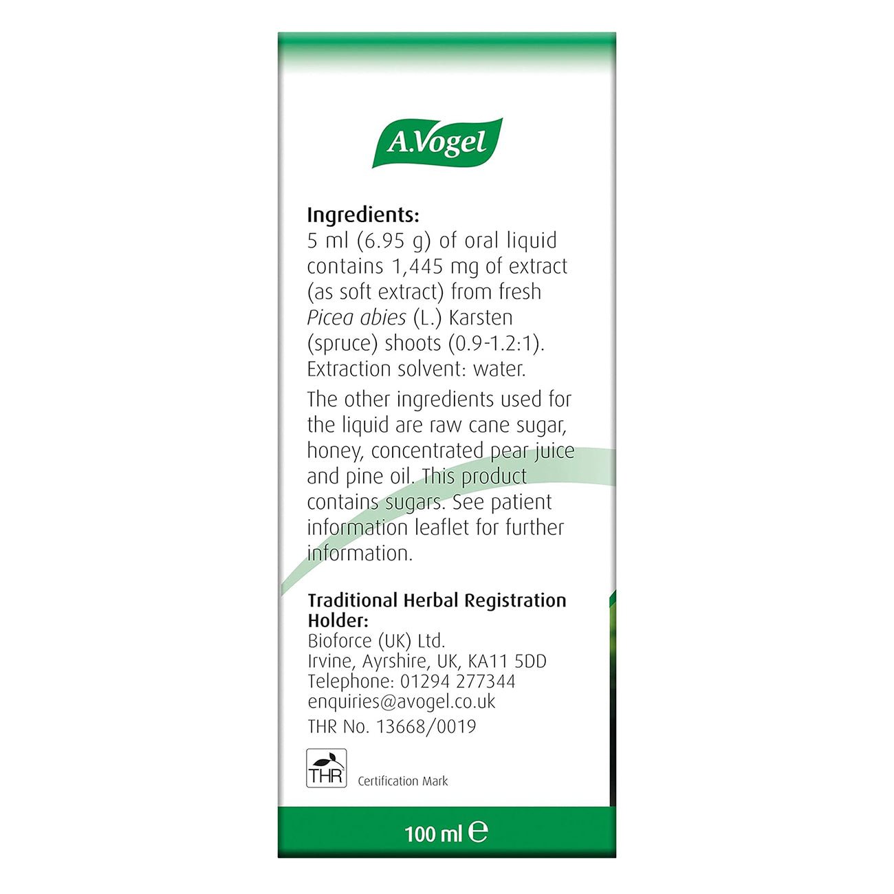 Bronchosan Pine Dry Cough Syrup 100ml - A. Vogel - Syrup - Eco Natural Products