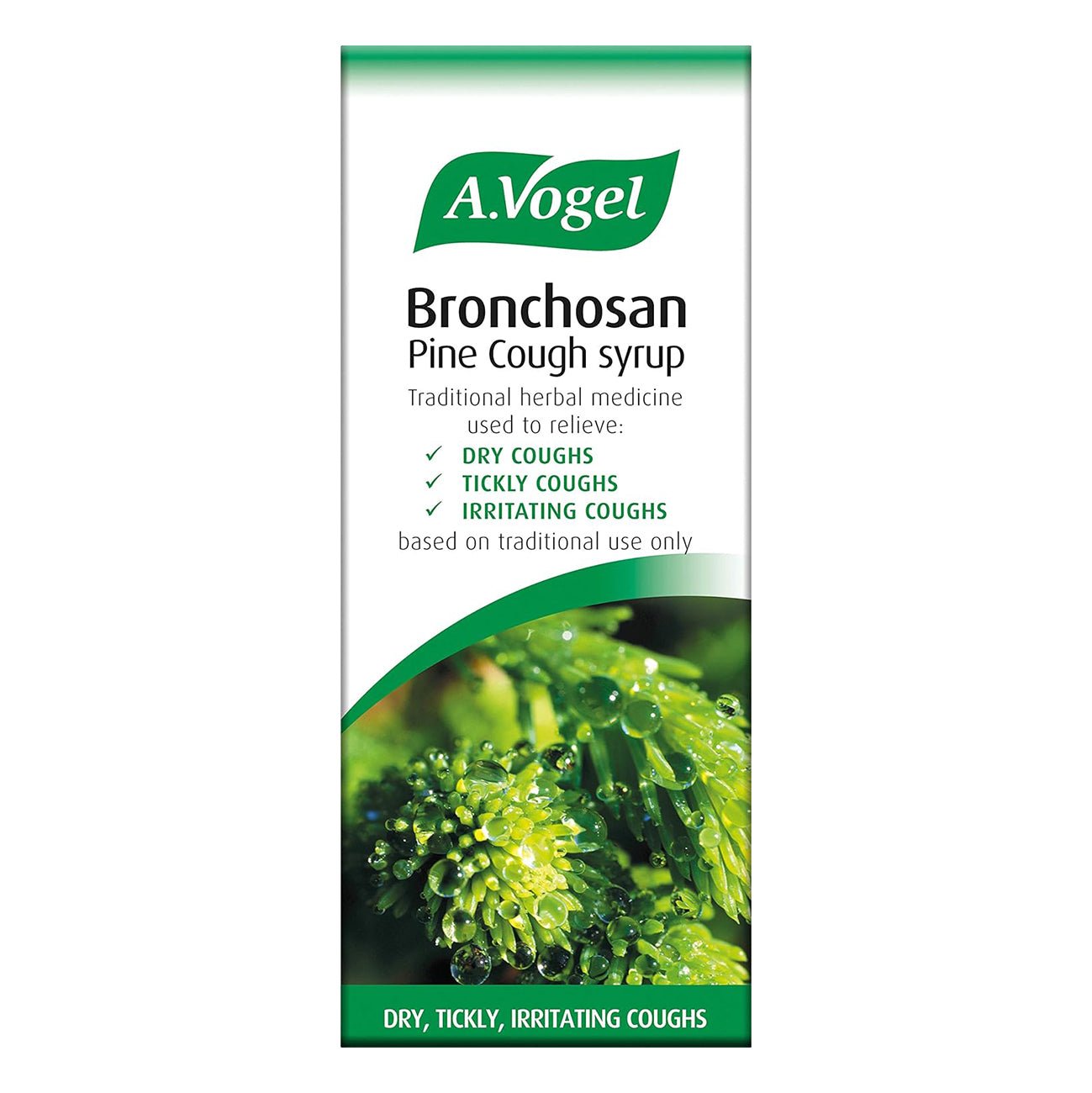 Bronchosan Pine Dry Cough Syrup 100ml - Eco Natural Products - A. Vogel - Syrup