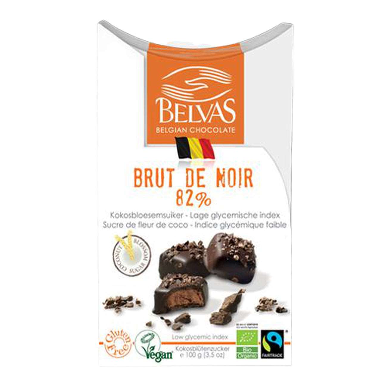 Brut de Noir Chocolate 100g - Belvas - Chocolate - Eco Natural Products