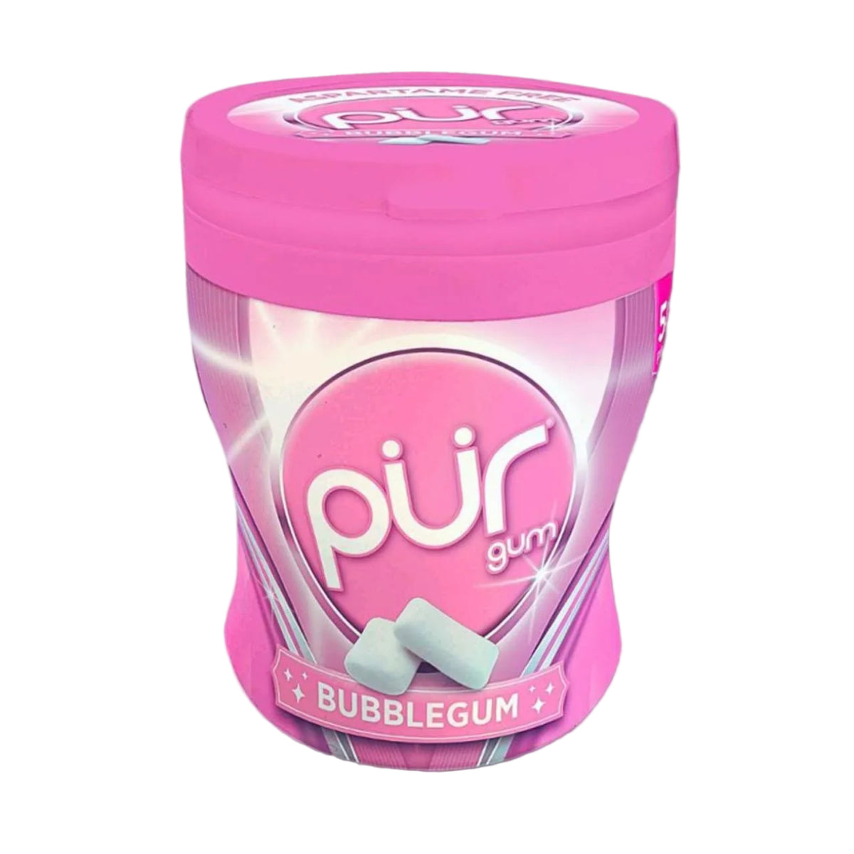 Pur Bubblegum Gum Shaker Cup 70g front packaging