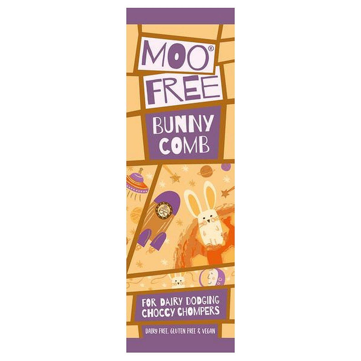 Bunnycomb Dairy Free & Vegan Mini Bar 20g BBE 25.12.2025 - Moo Free - Moo Free