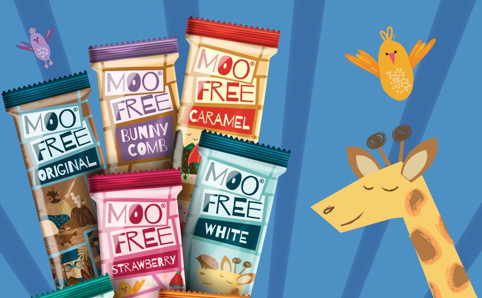 Bunnycomb Dairy Free & Vegan Mini Bar 20g - Moo Free - Chocolate - Eco Natural Products