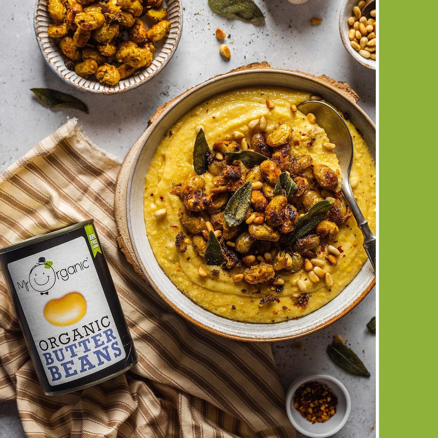 Butter Beans Tin 400g - Mr Organic - Beans - Eco Natural Products