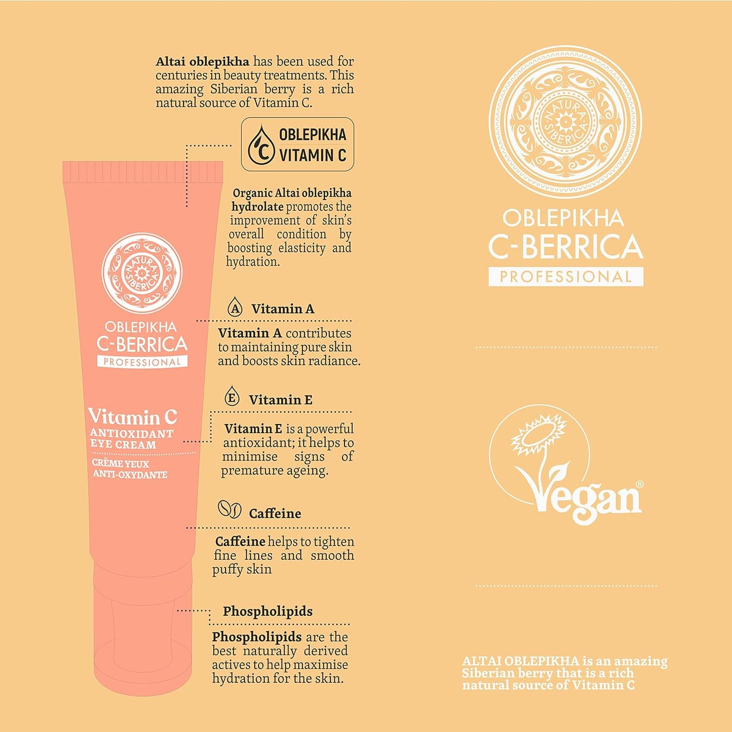 C - Berrica Antioxidant Eye Cream 30ml - Natura Siberica - Eye Cream - Eco Natural Products