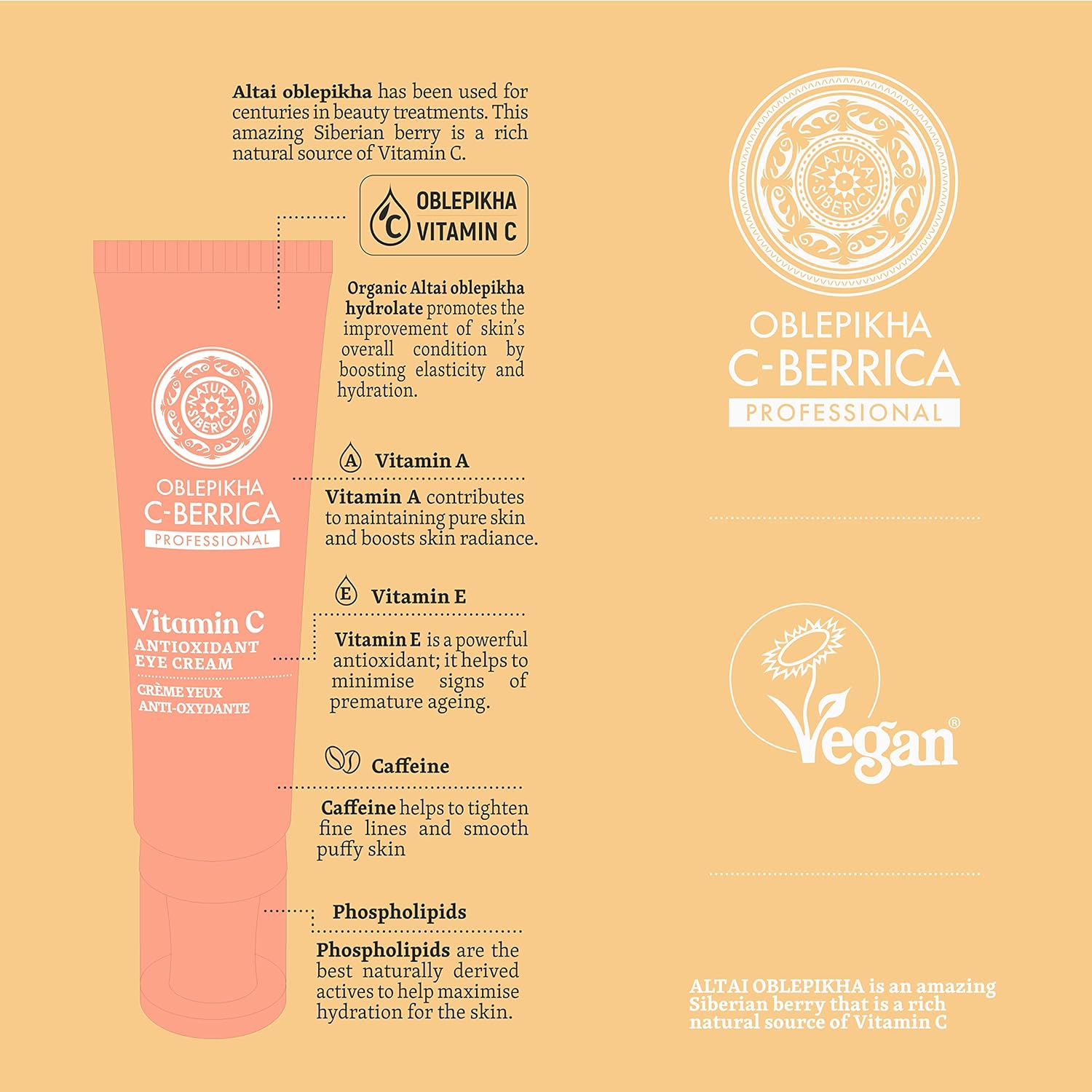 C - Berrica Antioxidant Eye Cream 30ml - Natura Siberica - Eye Cream - Eco Natural Products