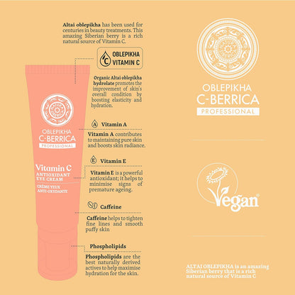 C - Berrica Antioxidant Eye Cream 30ml - Natura Siberica - Eye Cream - Eco Natural Products