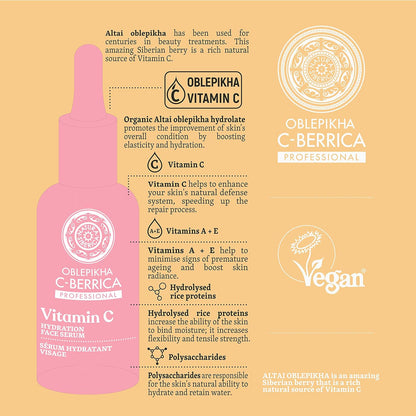 C - Berrica Hydration Face Serum 30ml - Natura Siberica - Face Serum - Eco Natural Products