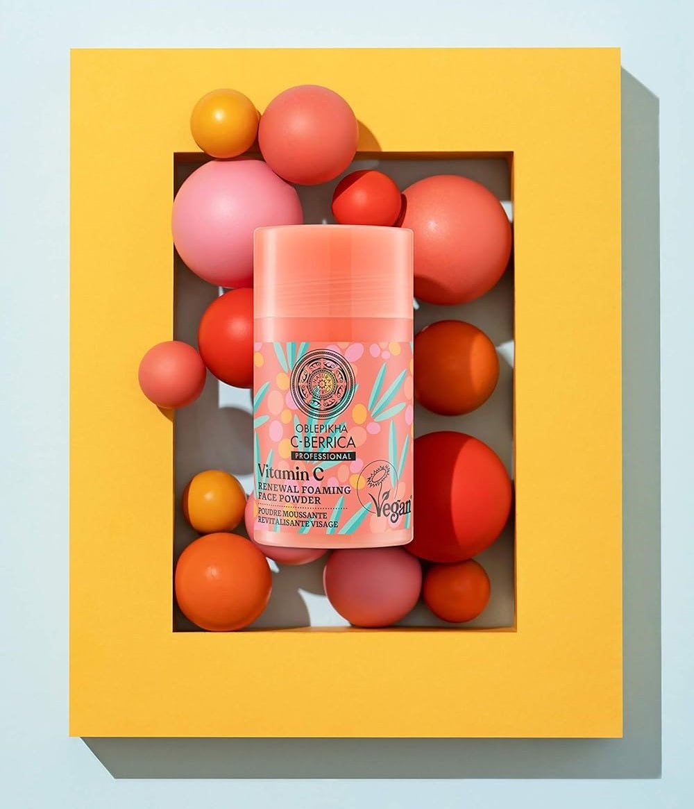 C - Berrica Renewal Foaming Face Powder 35 g - Natura Siberica - Face Powder - Eco Natural Products