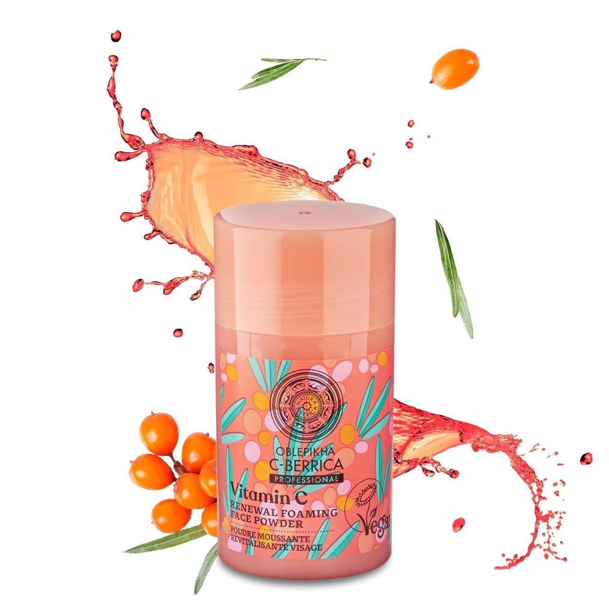 C - Berrica Renewal Foaming Face Powder 35 g - Natura Siberica - Face Powder - Eco Natural Products