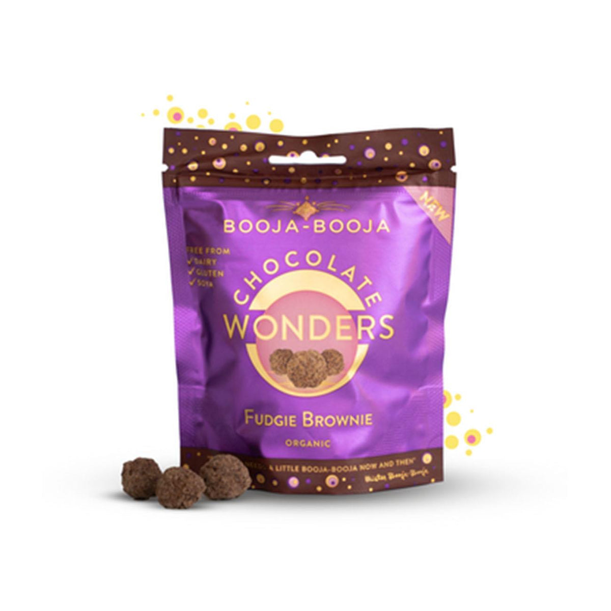 Organic Fudgie Brownie Christmas Chocolate Wonders 65g