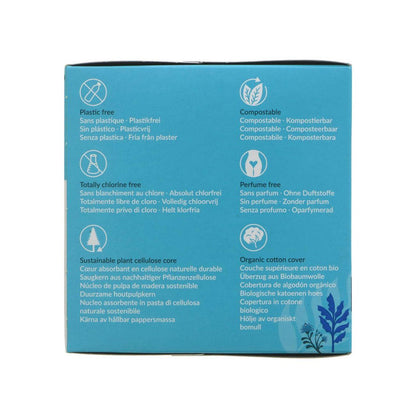 Cotton Ultra Pads 10 Long Flow Damaged Packaging