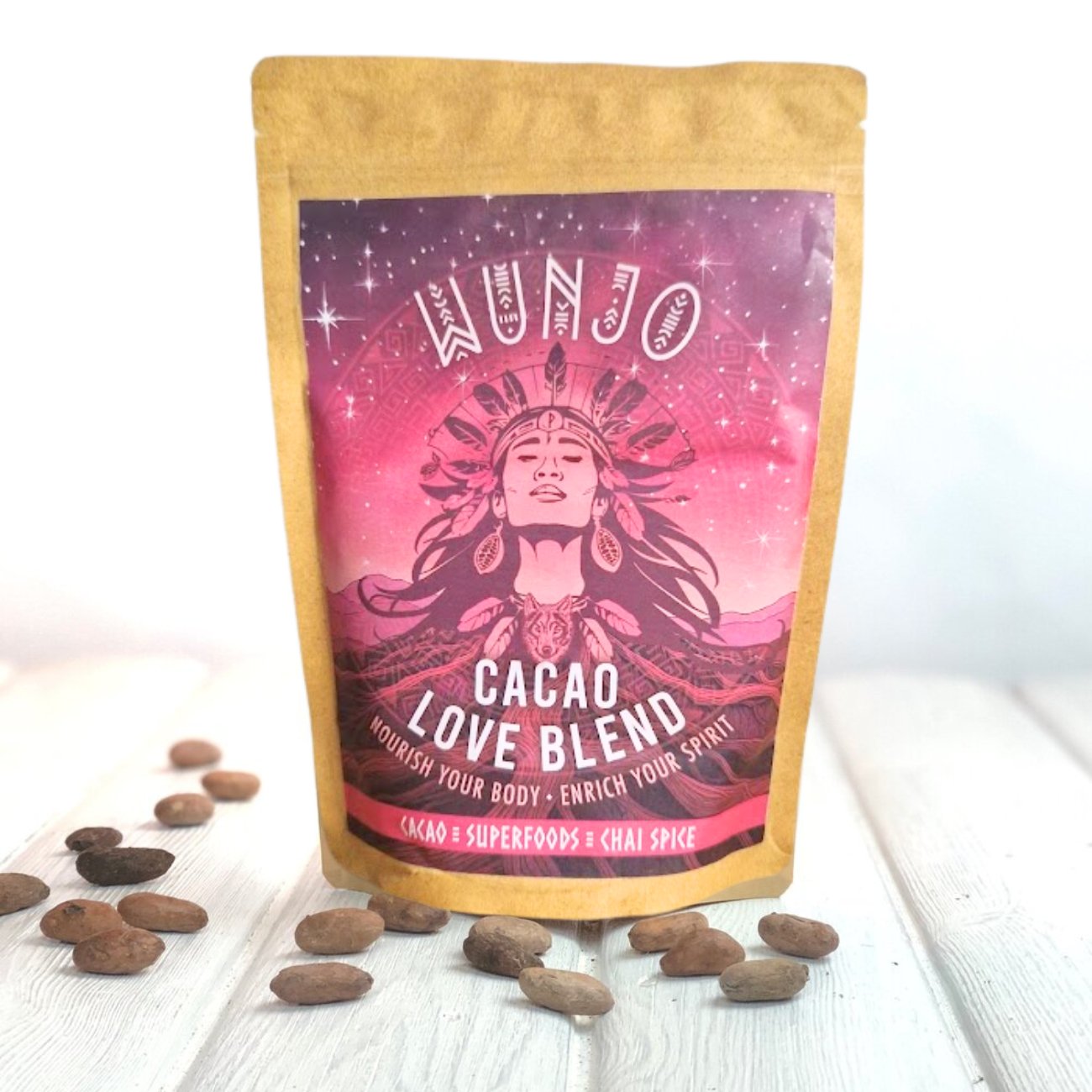 Cacao Liquid Love Blend 250g - Eco Natural Products - Wunjo - Cacao Powder