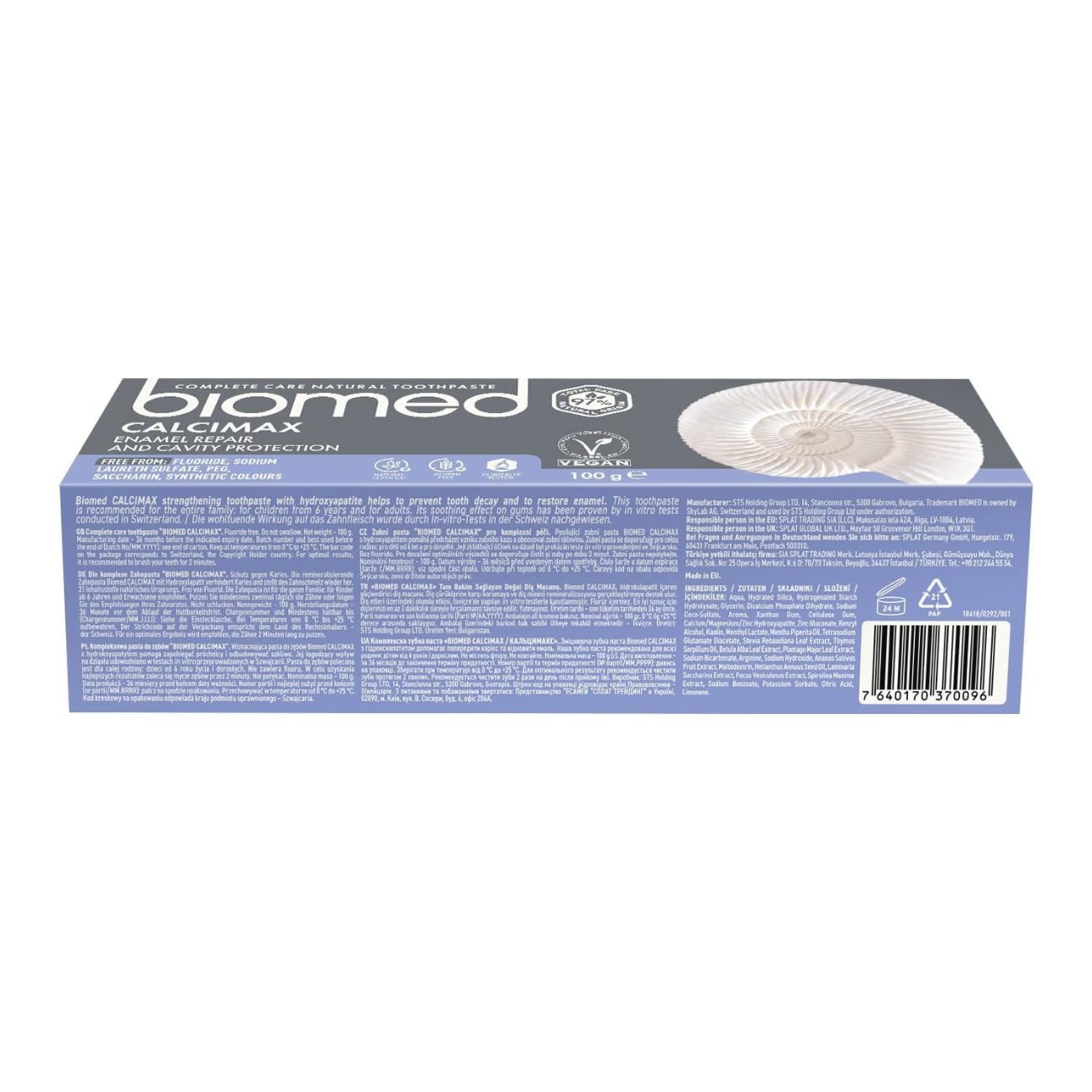 Calcimax Toothpaste 100g [BLACK FRIDAY] - Eco Natural Products - Splat - Toothpaste