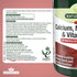 Calcium, Magnesium & Vitamin D3 90 Tablets - Eco Natural Products - Natures Aid - Vitamins & Supplements