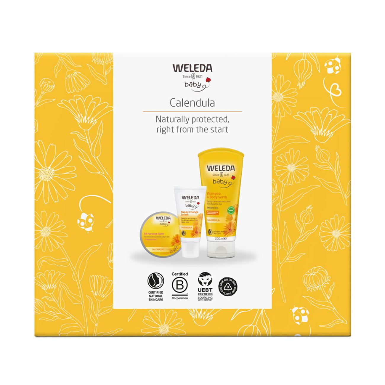 Calendula Baby Skin Care Gift 255g - Eco Natural Products - Weleda - Baby care