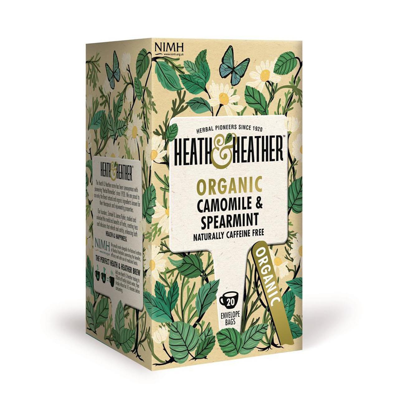 Camomile & Spearmint Infusion 20 Bags - Heath & Heather - Infusion - Eco Natural Products