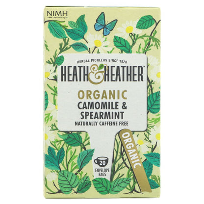 Camomile & Spearmint Infusion 20 Bags - Heath & Heather - Infusion - Eco Natural Products
