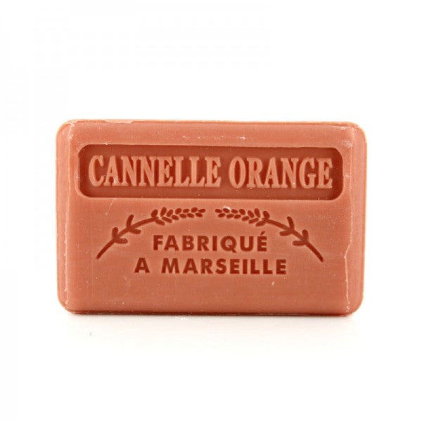 French Marseille Soap Cannelle Orange (Cinnamon Orange) 125g