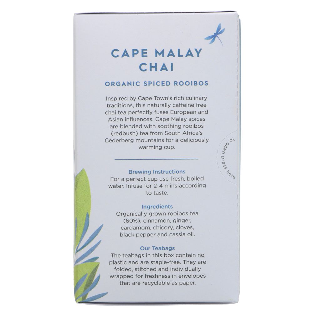 Organic Cape Malay Chai 20 bags