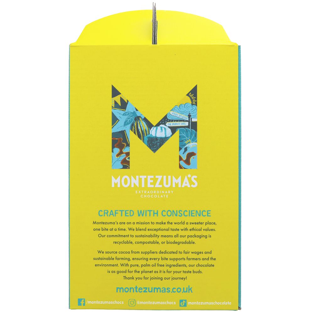 Caramel & Date Dark Chocolate Crunchy Egg 150g - Montezumas Chocolate - Chocolates - Montezumas Chocolate