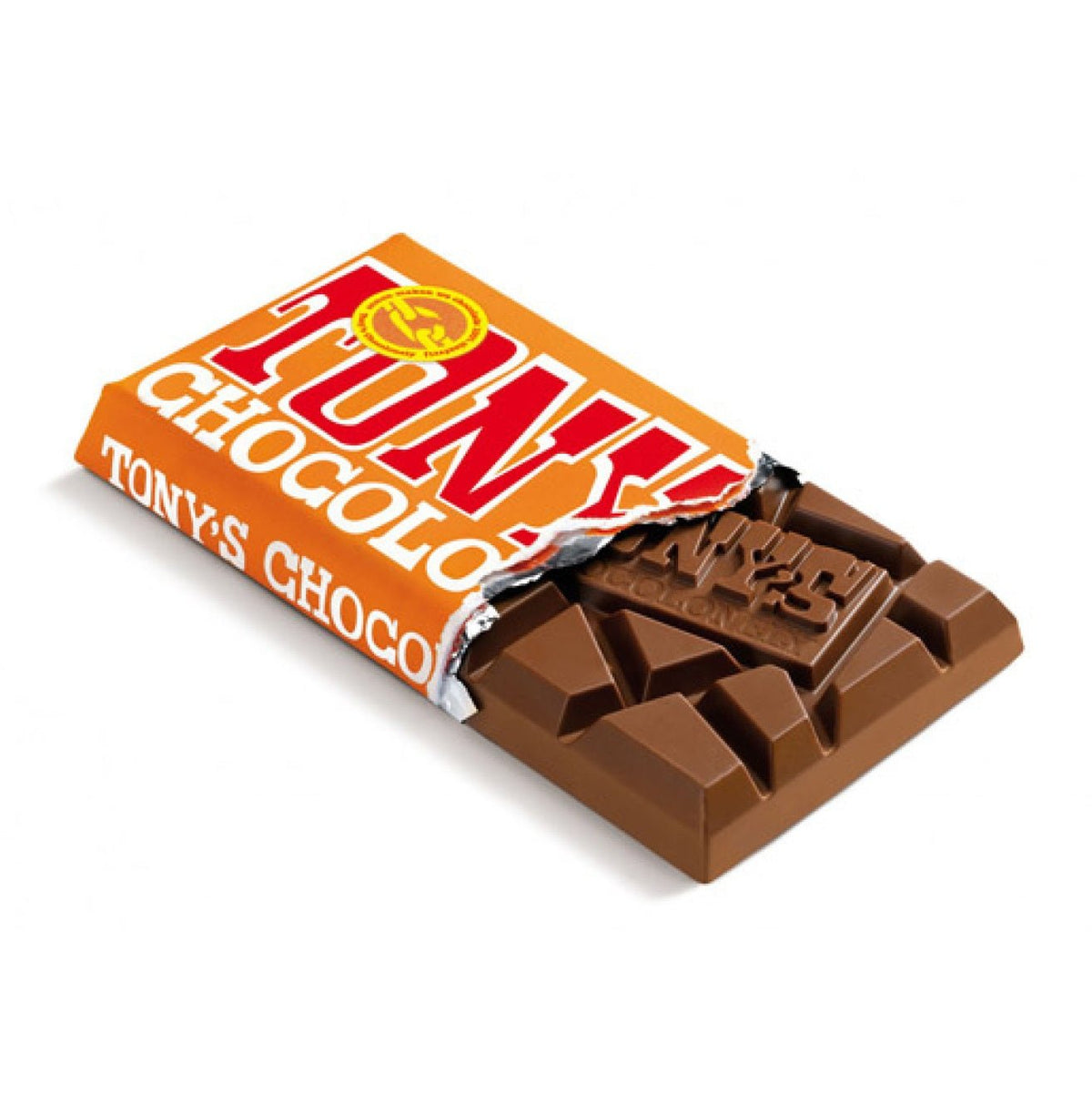 Caramel Sea Salt Milk Chocolate Bar 180g - Tony's Chocolonely - Chocolate Bar - Eco Natural Products