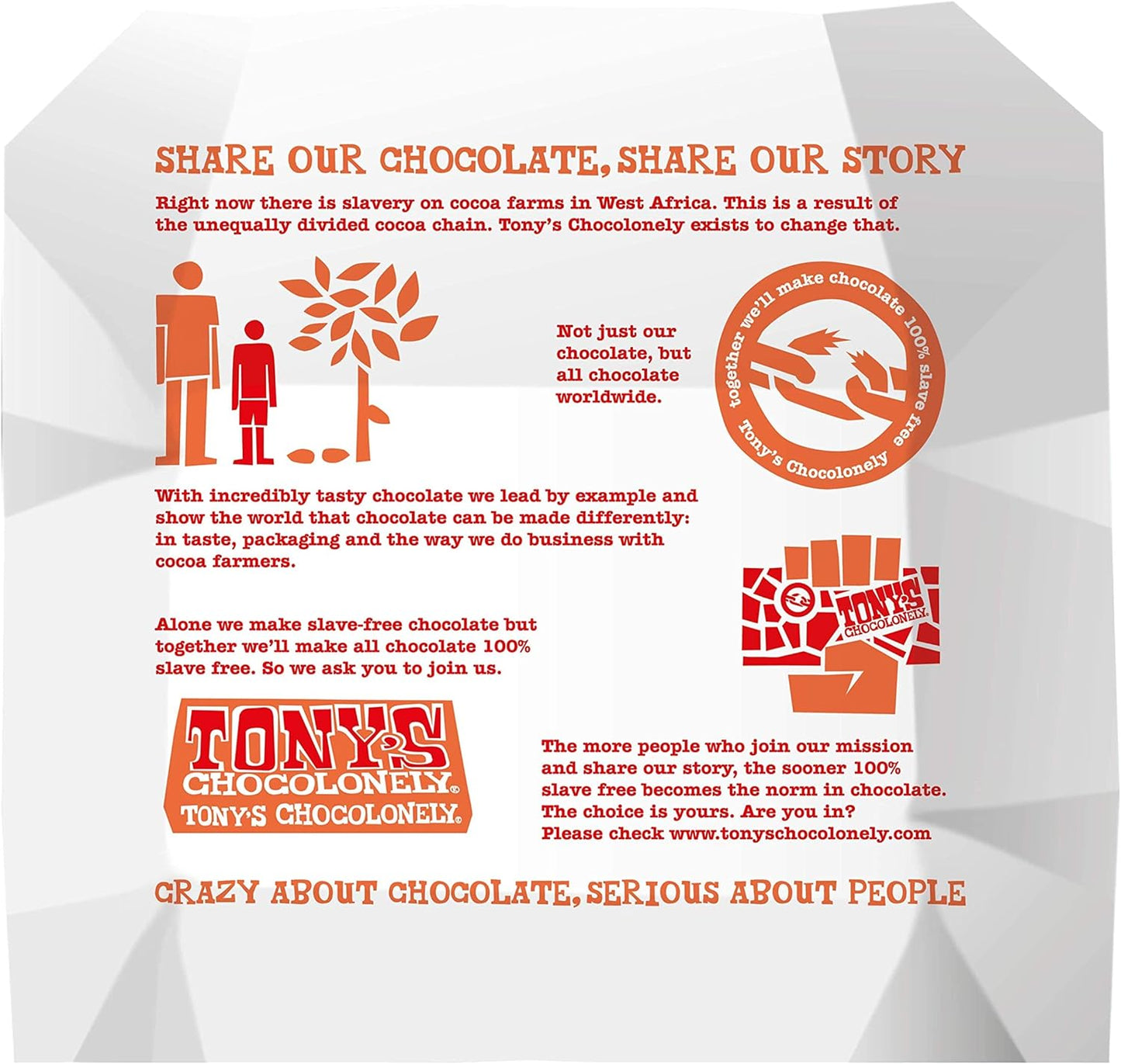 Caramel Sea Salt Milk Chocolate Bar 180g - Tony's Chocolonely - Chocolate Bar - Eco Natural Products