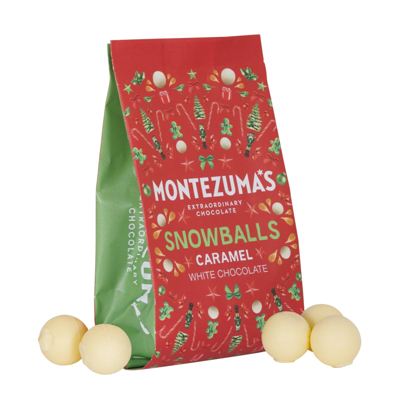 Caramel White Chocolate Snowballs 150g - Eco Natural Products - Montezumas Chocolate - Chocolate