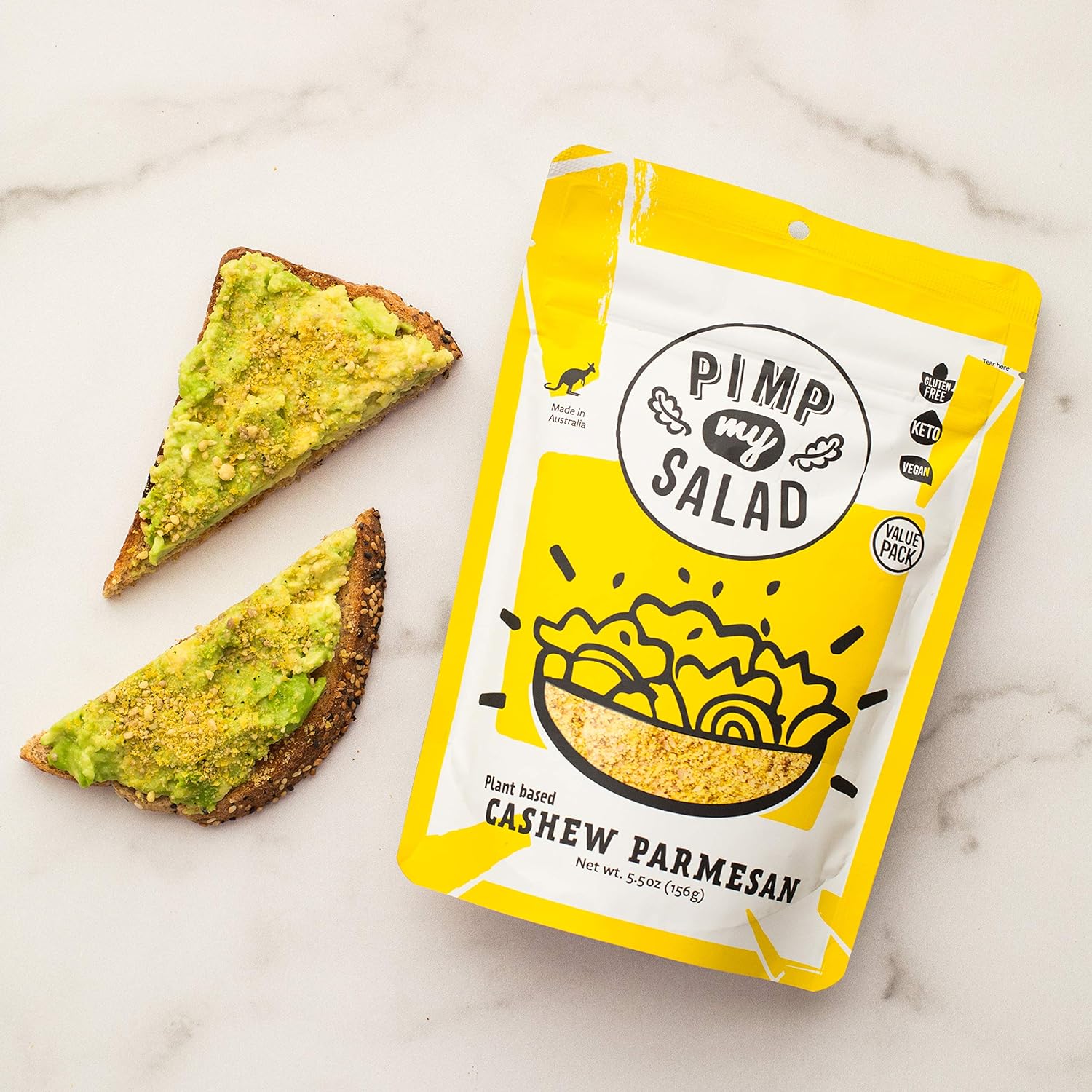 Cashew Parm Sprinkles 120g - Pimp My Salad - Sprinkles - Eco Natural Products