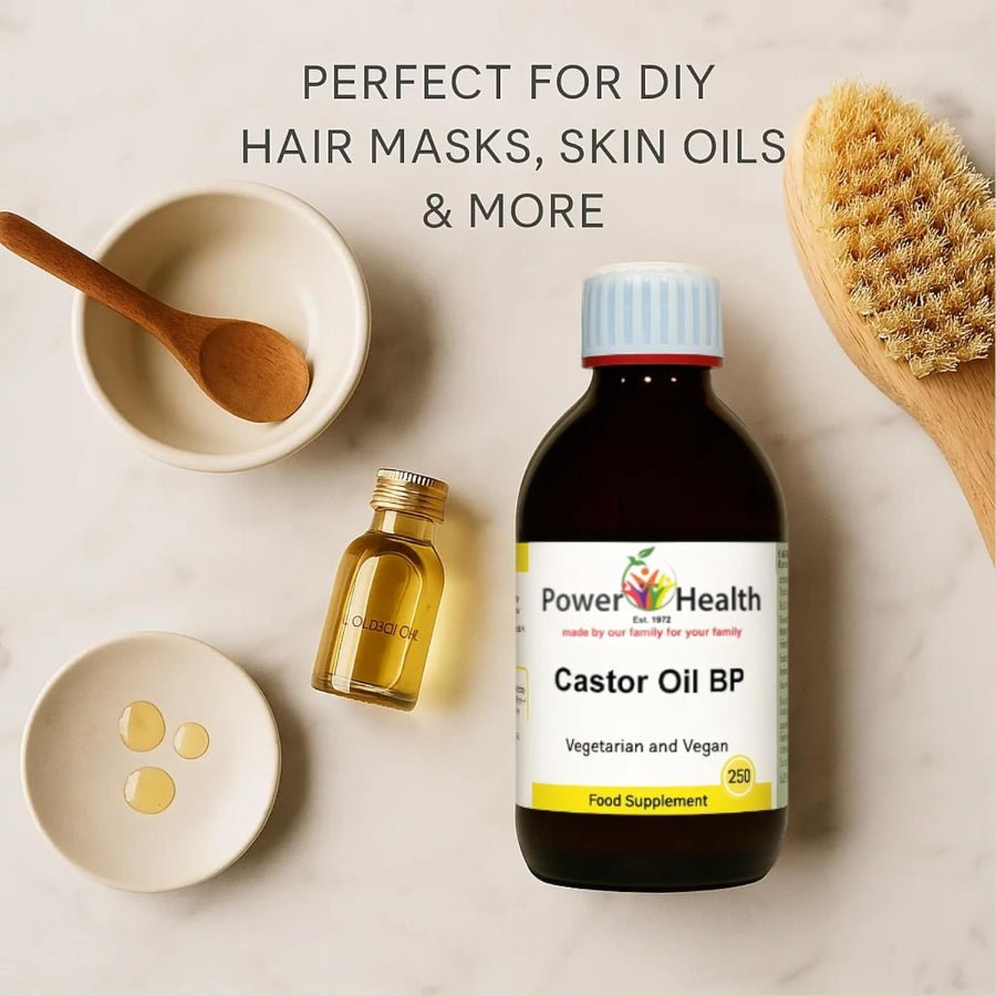 Castor Oil Cold Pressed 250ml - Power Health - Body Oil - Power Health