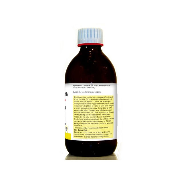Castor Oil Cold Pressed 250ml - Power Health - Body Oil - Power Health