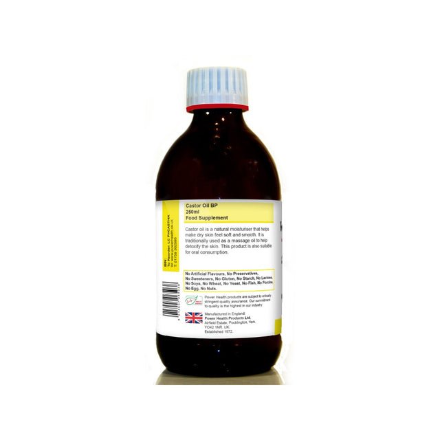 Castor Oil Cold Pressed 250ml - Power Health - Body Oil - Power Health
