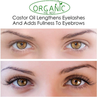 Castor Oil Organic 100ml - Organic the Best - Hair Oil - Eco Natural Products