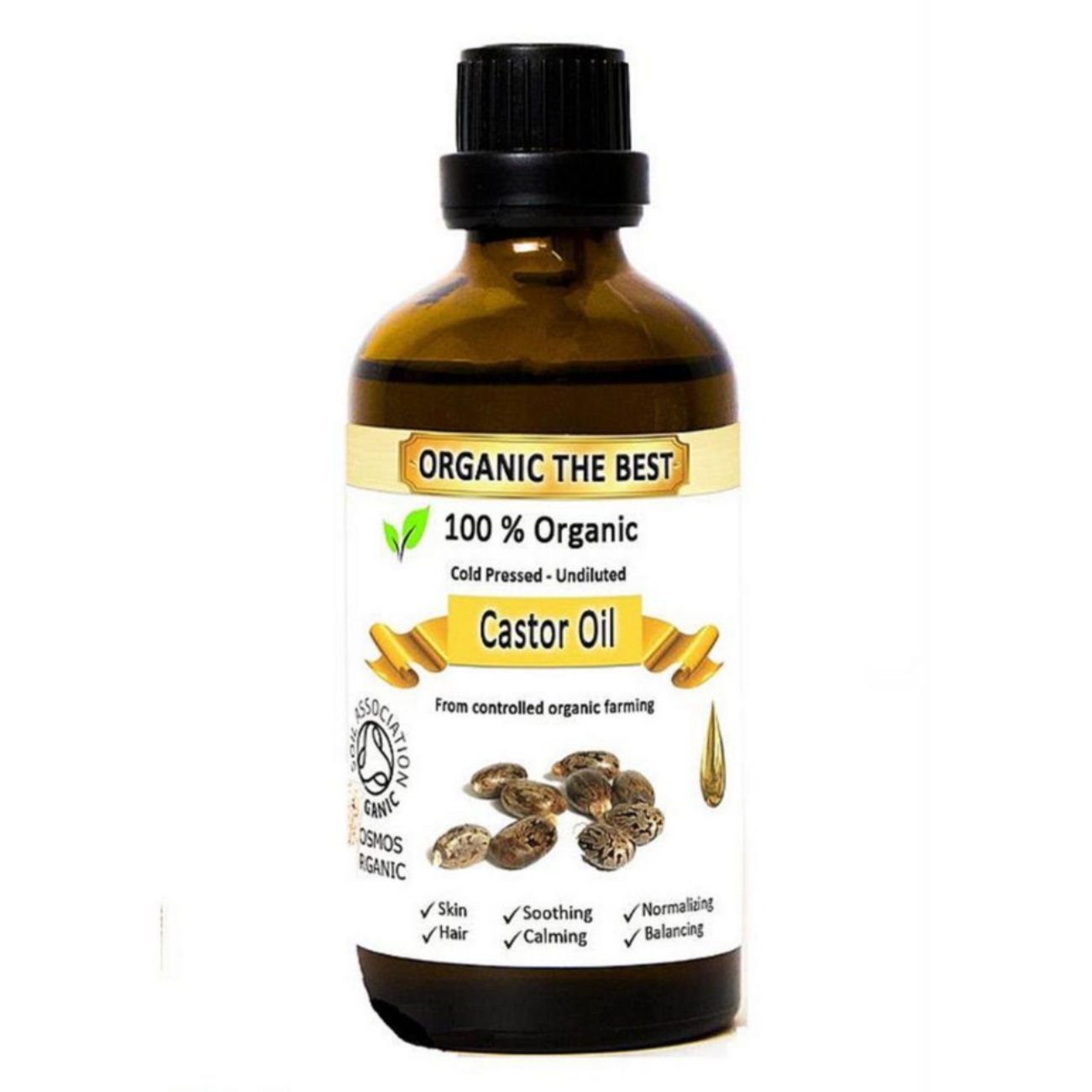 Castor Oil Organic 100ml - Organic the Best - Hair Oil - Eco Natural Products