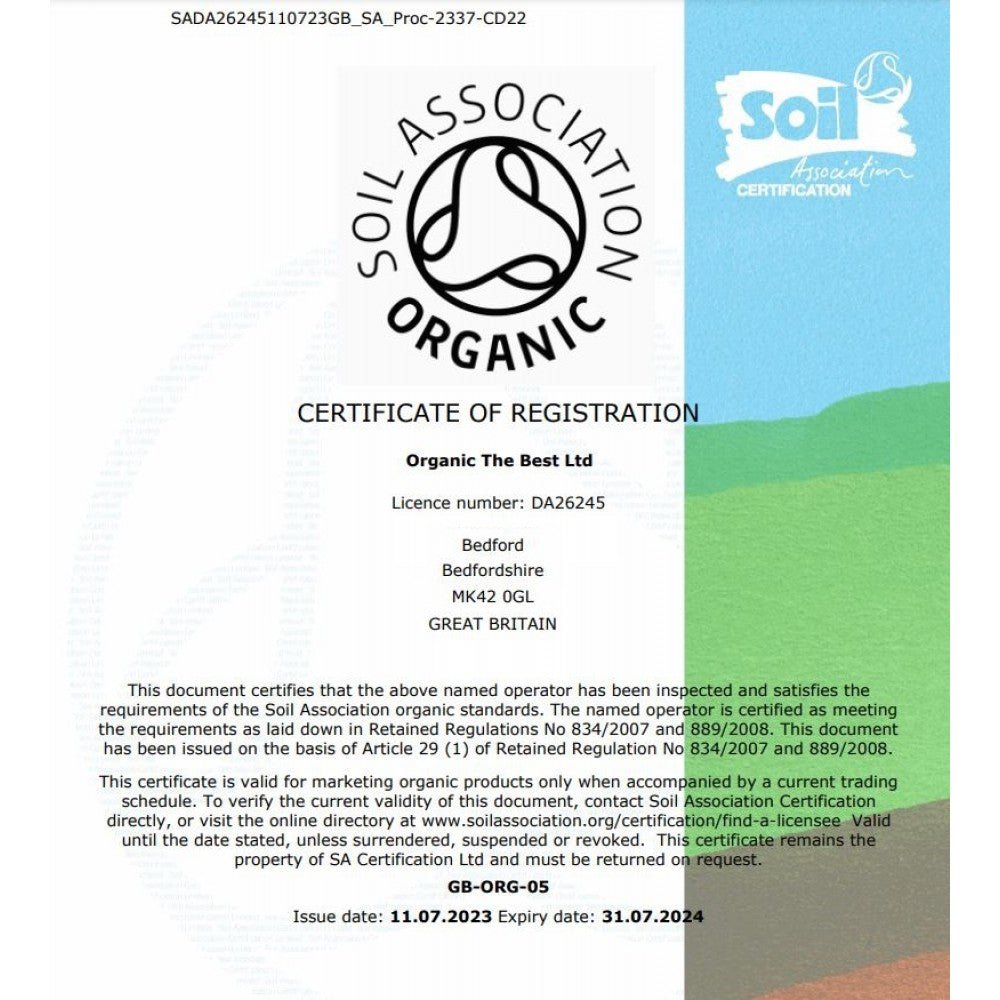 Castor Oil Organic 100ml - Organic the Best - Hair Oil - Eco Natural Products