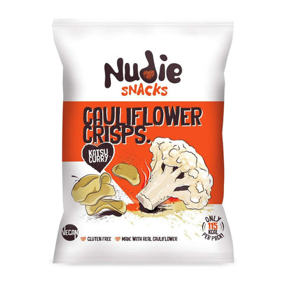 Cauliflower Crisps Katsu Curry 80g - Nudie Snacks - Snack - Eco Natural Products
