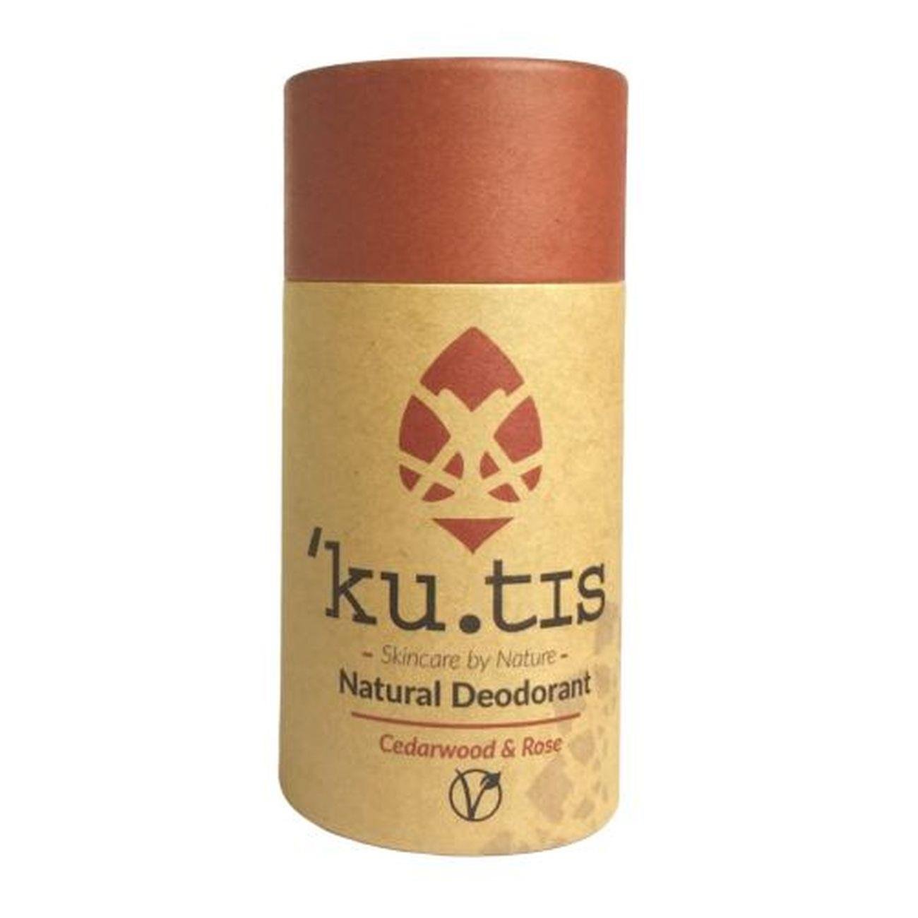 Cedarwood and Rose Deodorant Vegan 55g - Kutis Skincare - Deodorant - Eco Natural Products
