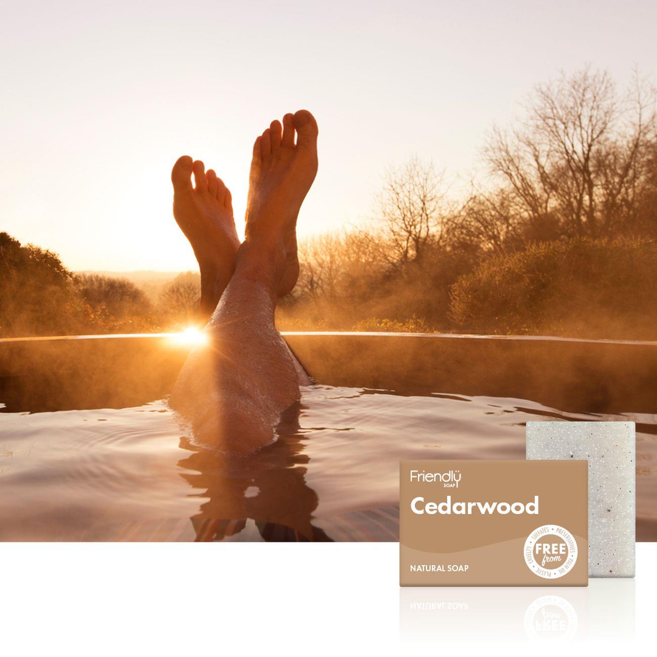 Cedarwood Bath Soap 95g - Friendly Soap - Bar Soap - Eco Natural Products
