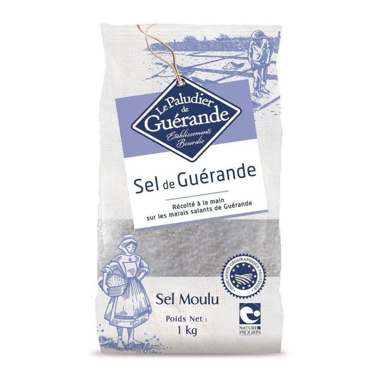 Celtic Sea Salt Fine 1000g - Le Paludier - Sea Salt - Eco Natural Products
