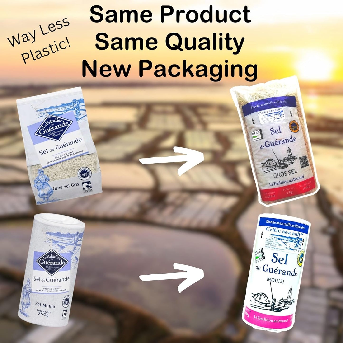 Celtic Sea Salt Shaker 125g - Le Paludier - Sea Salt - Eco Natural Products