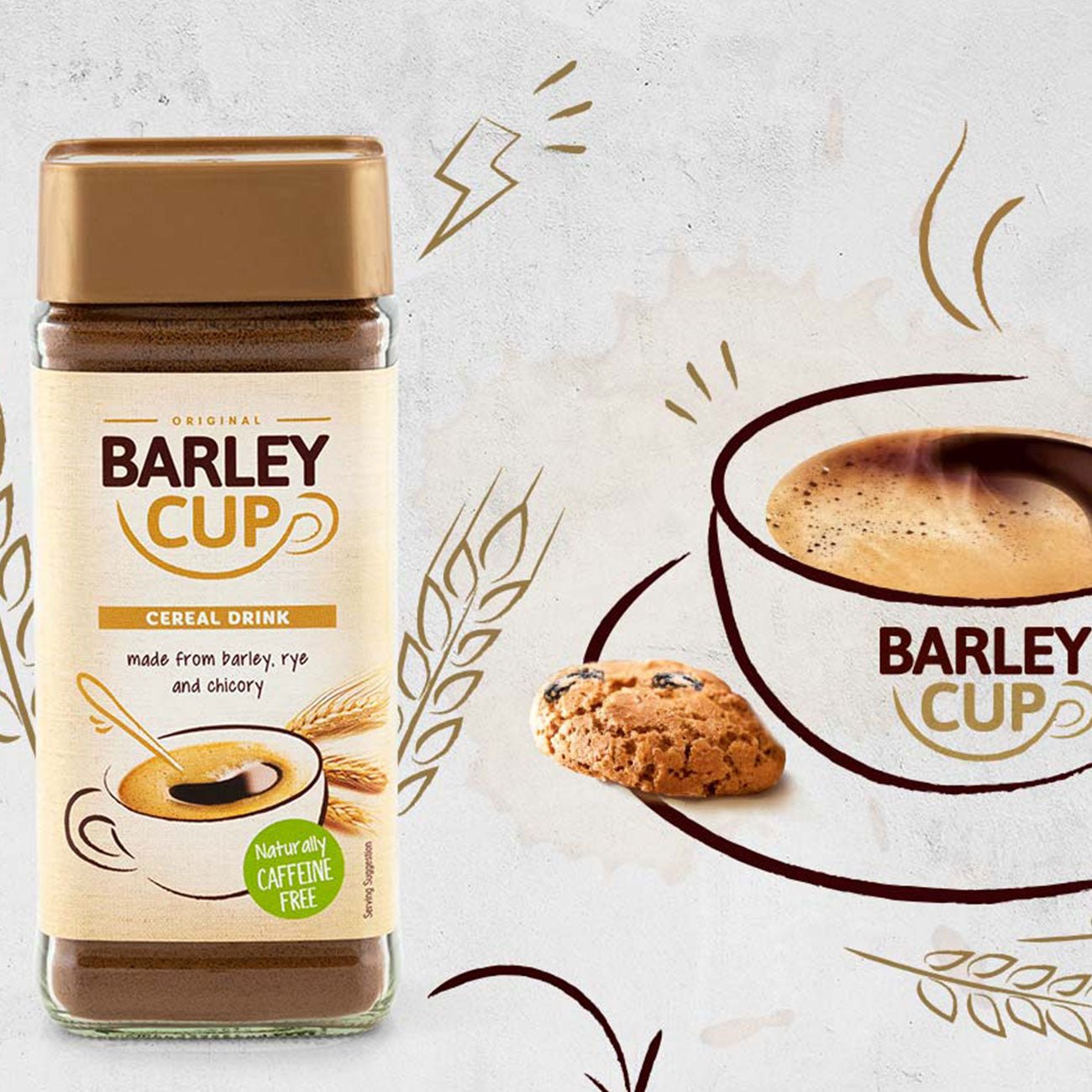 Cereal Drink Powder 100g - Barleycup - Coffee Substitute - Eco Natural Products