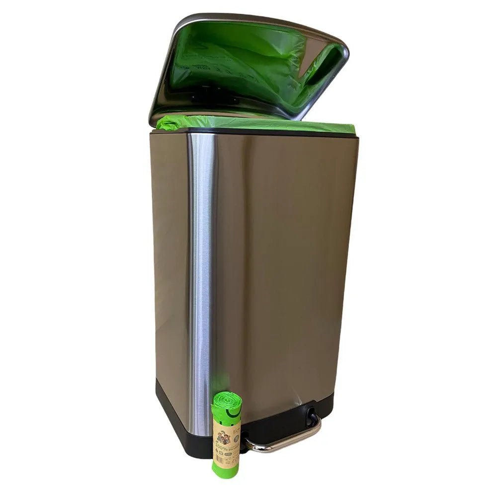 Certified Compostable Bin Bags 60L 1 Roll - Eco Green Living - Garbage Bags - Eco Green Living