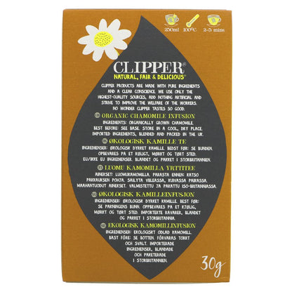 Chamomile Infusion 20 Bags - Clipper - Infusion - Eco Natural Products