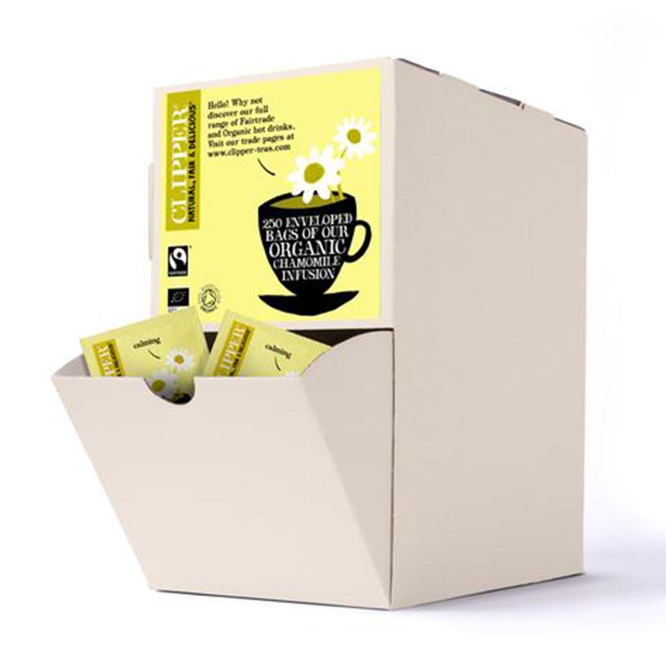 Chamomile Infusion 250 Envelopes - Eco Natural Products - Clipper - Infusion