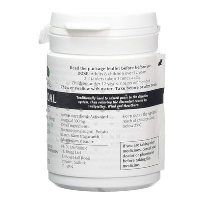 Charcoal 300mg 100 tablets - Braggs - Supplements - Eco Natural Products