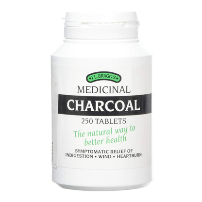 Charcoal 300mg 250 Tablets - Braggs - Botanical & Food Supplements - Eco Natural Products