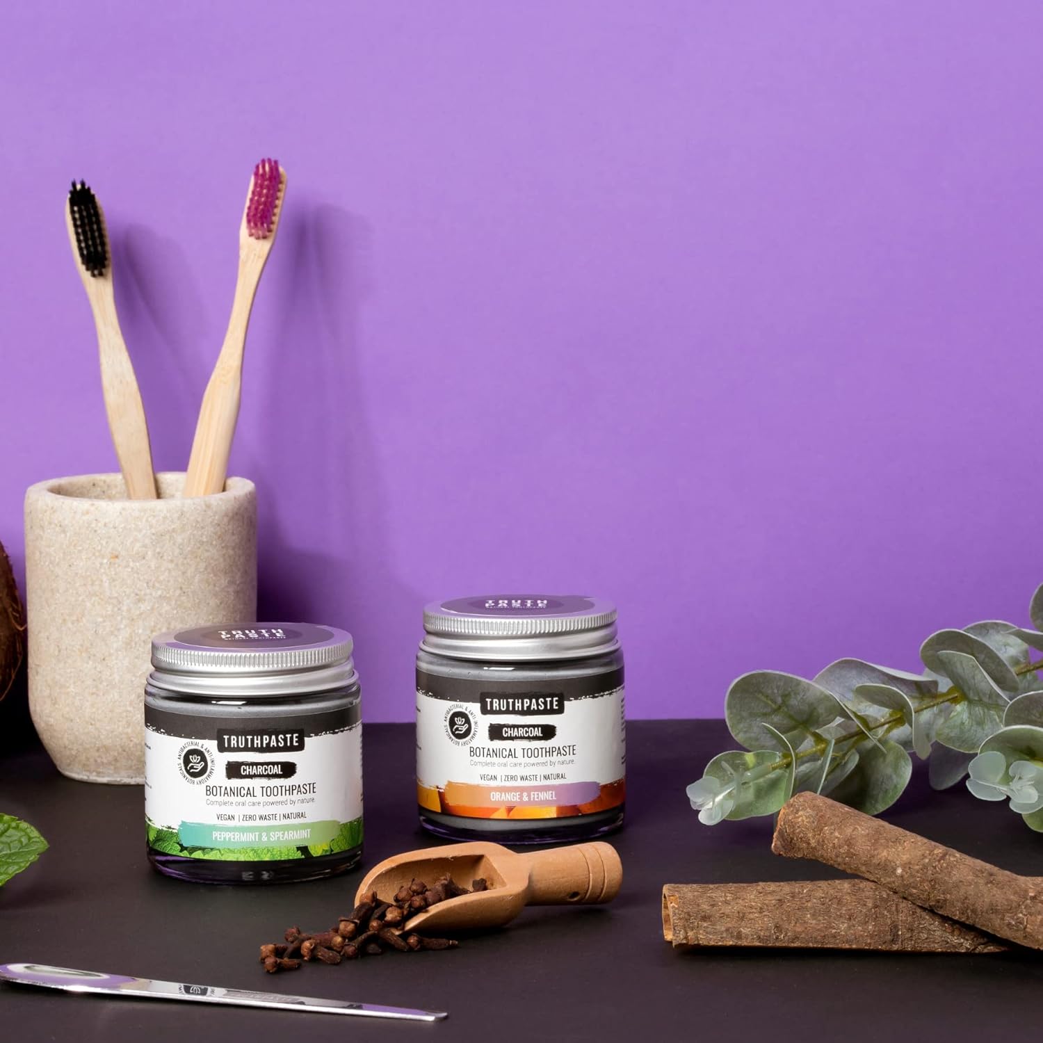 Charcoal Fennel and Orange Toothpaste 100ml - Truthpaste - Eco Natural Products