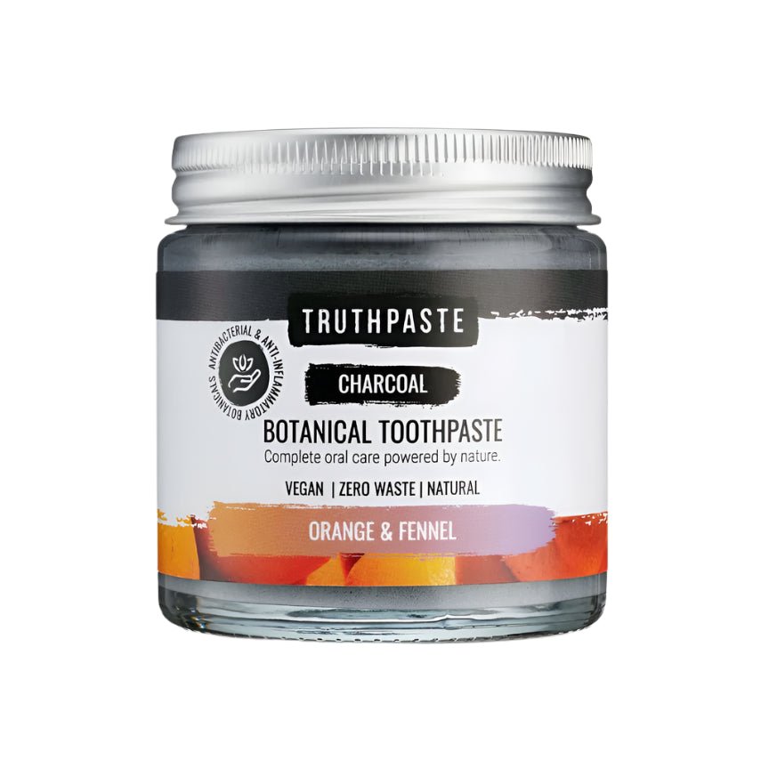 Charcoal Fennel and Orange Toothpaste 100ml - Truthpaste - Toothpaste - Eco Natural Products