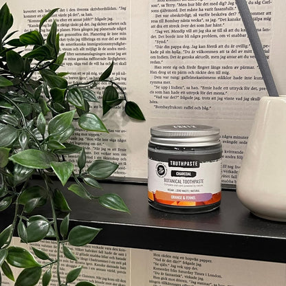 Charcoal Fennel and Orange Toothpaste 100ml - Truthpaste - Eco Natural Products